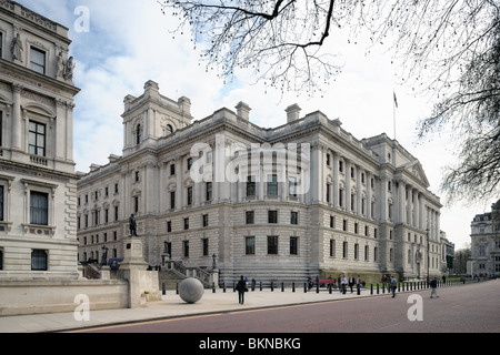 Ihre Majestät Treasury Building, Regierung Büros Great George Street, Westminster, London, England, Vereinigtes Königreich. Stockfoto