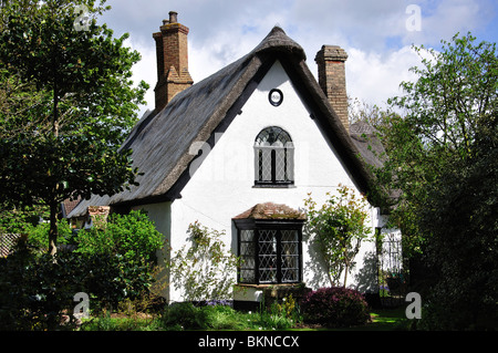 Meister-Uhrmacher Cottage, Ickwell grün, Ickwell, Bedfordshire, England, Vereinigtes Königreich Stockfoto