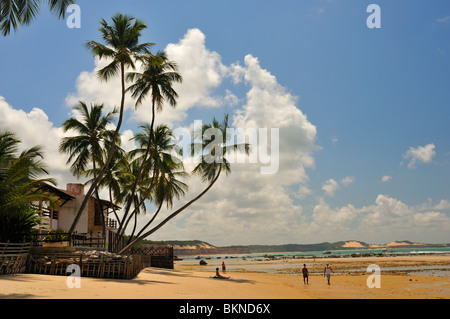 Pipa Stadt Strand-Szene Stockfoto