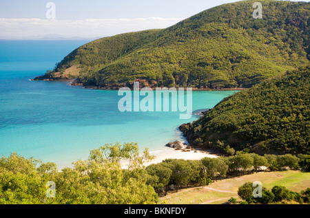 Blick in Basilikum-Bucht auf Keswick Island in den Whitsunday Islands Stockfoto