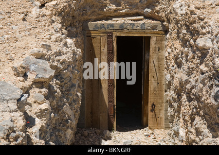 Silber Riff Mine-Tunneleingang Stockfoto