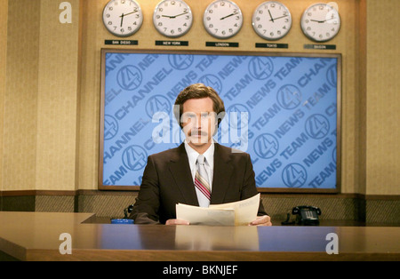MODERATOR: DIE LEGENDE VON RON BURGUNDY (2004) WILL FERRELL ANCH 001-04 Stockfoto