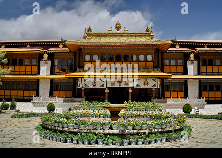 Norbulingka Palast, Lhasa, Tibet Stockfoto