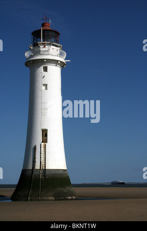 New Brighton Leuchtturm, Wirral, Wallasey, Merseyside, UK Stockfoto