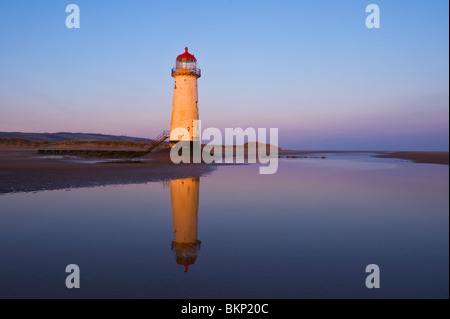 Punkt der Ayr Leuchtturm bei Sonnenaufgang Stockfoto