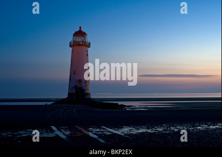 Punkt der Ayr Leuchtturm bei Sonnenaufgang Stockfoto