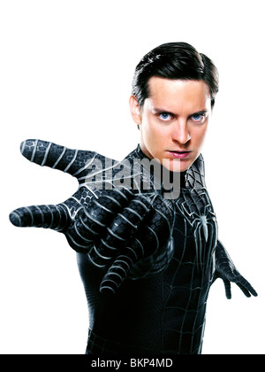 AM SET, FILMEN (ALT), HINTER DEN KULISSEN, O/S "SPIDER-MAN 3 (2007)" SPIDERMAN 3 (ALT) TOBY MAGUIRE SPM3 001-58 Stockfoto