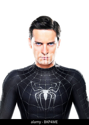 AM SET, FILMEN (ALT), HINTER DEN KULISSEN, O/S "SPIDER-MAN 3 (2007)" SPIDERMAN 3 (ALT) TOBY MAGUIRE SPM3 001-59 Stockfoto