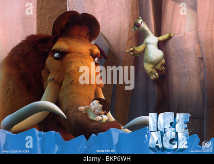 ICE AGE-2002 ANIMATION Stockfoto