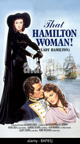 LADY HAMILTON (1941), DASS HAMILTON FRAU (ALT) ALEXANDER KORDA (DIR) PLAKAT LDYH 010 VS Stockfoto