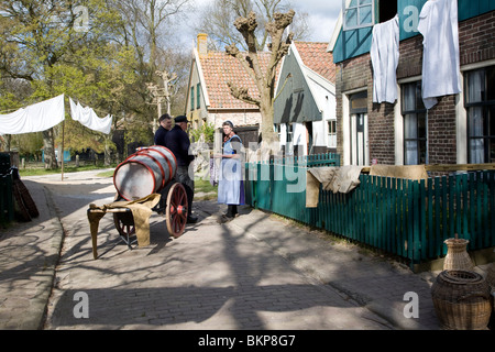 Urk Dorf, Zuiderzeemuseum, Enkhuizen, Niederlande Stockfoto