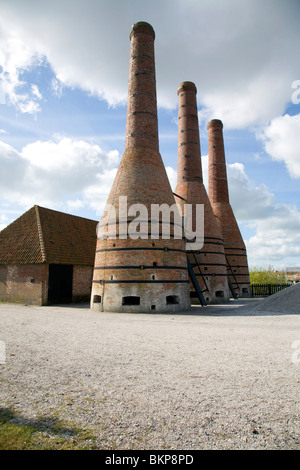 Kalköfen, Zuiderzeemuseum, Enkhuizen, Niederlande Stockfoto