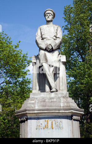 Statue von Helmuth von Moltke der ältere im Tiergarten, Berlin, Deutschland Stockfoto