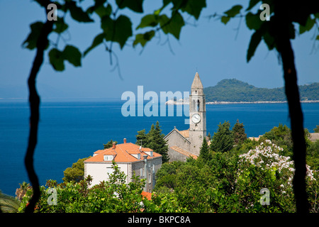 Kroatien, Elafiti Inseln, Lopud Insel Stockfoto