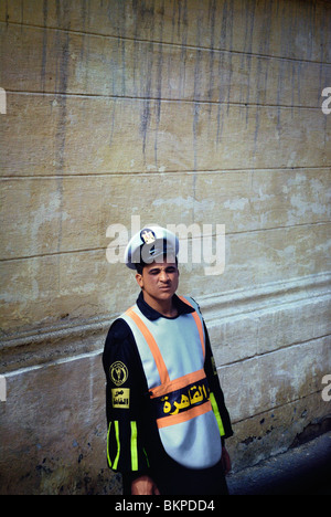 Verkehrspolizist, Kairo, Ägypten Stockfoto