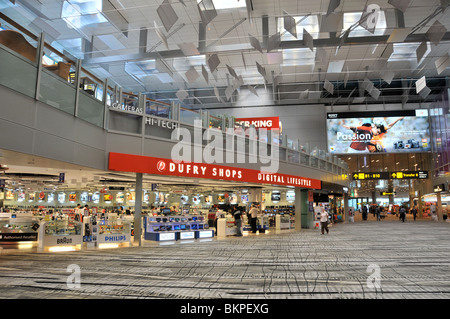 Internationalen Flughafen Singapur Changi Stockfoto