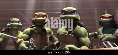 TEENAGE MUTANT NINJA TURTLES (2007) TEENAGE MUTANT NINJA TURTLES (ALT) LEONARDO, RAPHAEL, MICHELANGELO, DONATELLO TMNT 001-35 Stockfoto