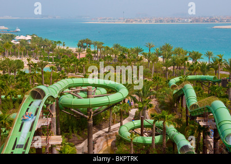 Aquaventure Wasserpark Atlantis Dubai Stockfoto