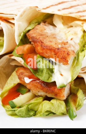 Tortilla-wrap Stockfoto