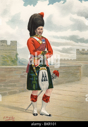 42. - Black Watch (Royal Highlanders) Stockfoto
