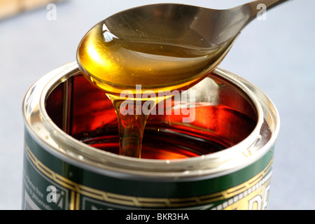 Golden Sirup Stockfoto