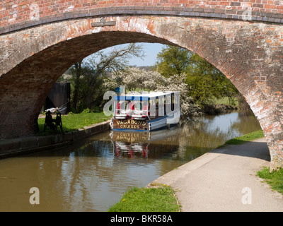 Grand Union Canal bei Foxton Schleusen, Leicestershire, England UK Stockfoto