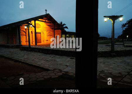 Gebäude in San Javier, Bolivien-Mission Stockfoto