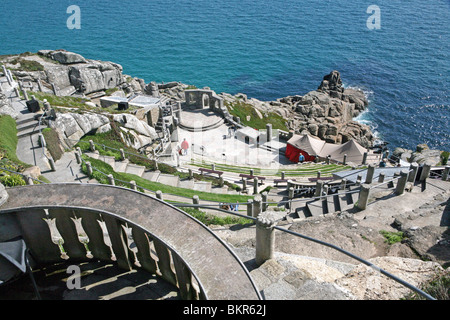 Das Minack Theatre Eidechse Cornwall England UK Stockfoto