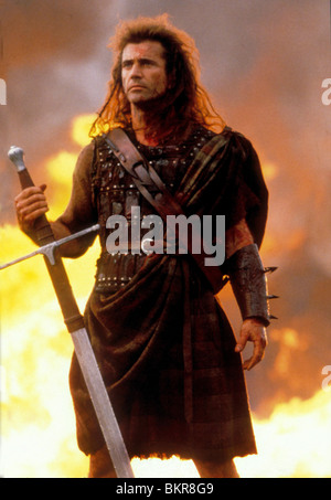 BRAVEHEART-1995 MEL GIBSON Stockfoto