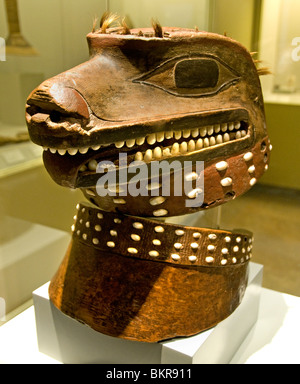 Maske Tlingit Indianer 18.. Jahrhundert Indischer Nordamerika Stockfoto