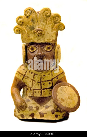 Mochica Krieger 100 700 AD Peru Peru Stockfoto