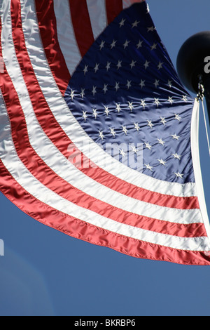 Flagge der Vereinigten Staaten von Amerika. Stockfoto