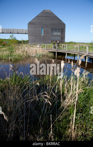 Federwild & Feuchtgebiete Vertrauen Welney Norfolk Stockfoto