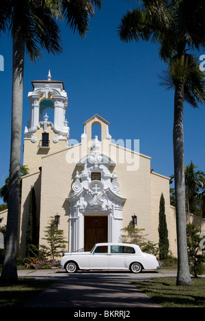 Coral Gables Congregational Church, Coral Gables, Miami Florida Stockfoto