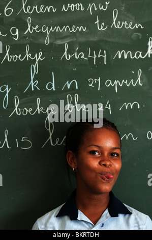 Curacao, Schüler einer Grundschule Stockfoto