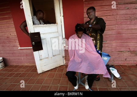 Curacao, ist Plantagenhaus Papaya jetzt rehabilitieren und ehemalige Drogenabhängige einsteigen. Stockfoto