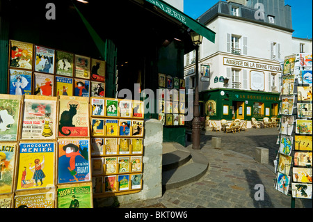 BUTTE MONTMARTRE, PARIS, FRANKREICH Stockfoto