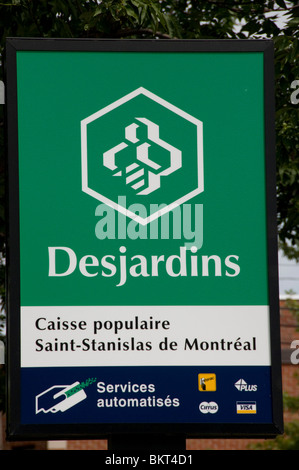 Caisse Desjardins Bank Montreal Stockfoto