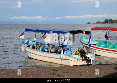 Ausflugsboote, Nicaragua-See, See Cocibolca, Lago De Nicaragua, Granada, Nicaragua, Mittelamerika Stockfoto