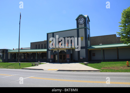 Die Pennsylvania Rail Road Museum befindet sich in Straßburg, Lancaster County, PA Stockfoto