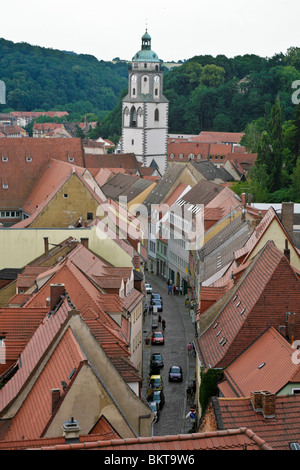 Die Dächer von Meißen, Sachsen, Deutschland Stockfoto