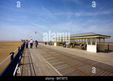 Southport Pier, Merseyside, England Stockfoto