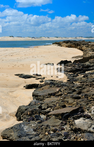 Tibau Sul-Strand-Szene Stockfoto