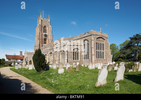 Großbritannien-England-Suffolk Stoke Nayland Kirche der Hl. Maria Stockfoto