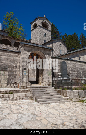 Berühmte orthodoxe Kloster in Cetinje, Montenegro Stockfoto