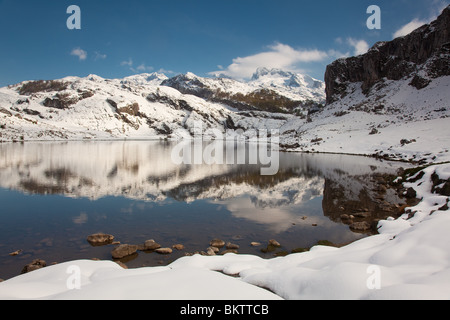 See von La Ercina, Covandonga Seen, Asturien, Spanien Stockfoto