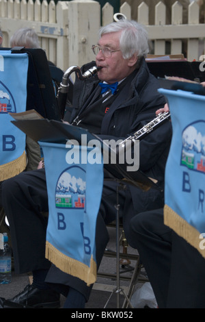 Bluebell Band Bass-Klarinette Stockfoto