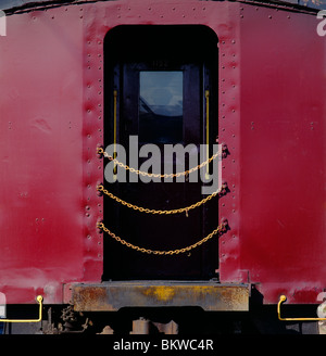 Detail der alten Bahn Karten, Steamtown National Historic Site, Scranton, Pennsylvania; größte Sammlung von Lokomotiven in den USA Stockfoto