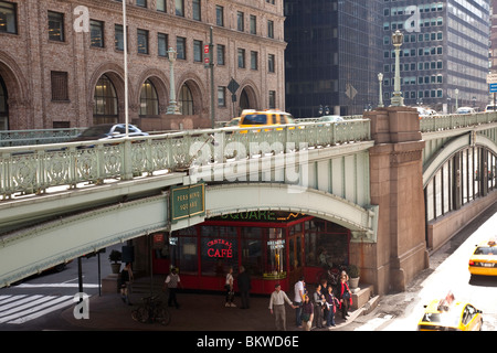 Grand Central Terminal Park Avenue Viadukt Stockfoto