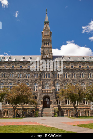 WASHINGTON, DC, USA - Healy Hall an der Georgetown University. Stockfoto